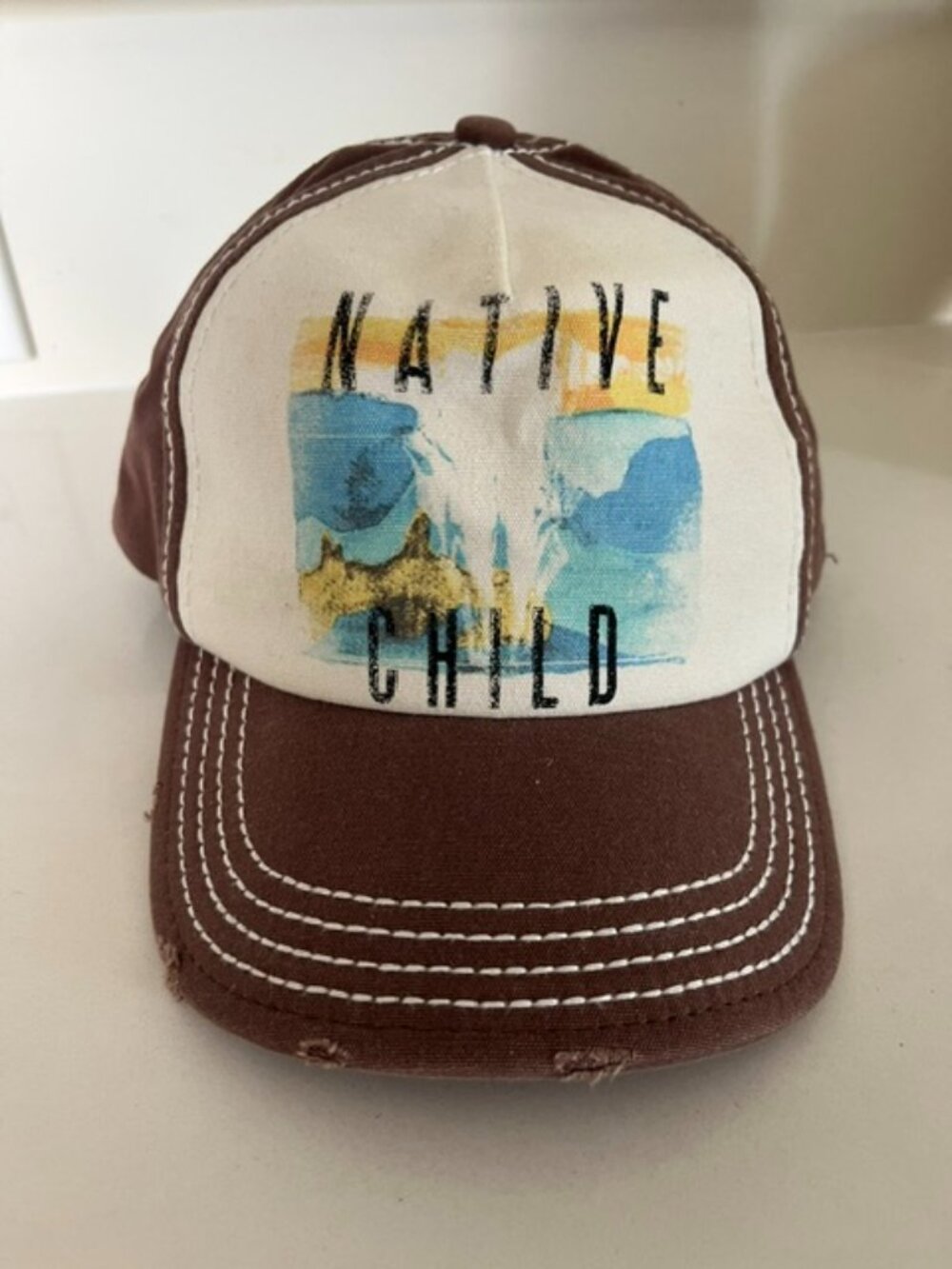 Billabong Native Child Baseball Cap (Brown - never worn)